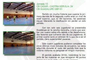 Baloncesto Femenino - Boletín de Marzo 2013