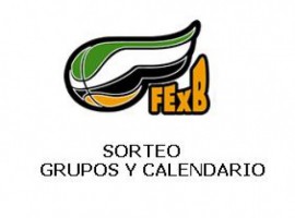 Sorteo grupos y calendario (Comunicado oficial FExB)