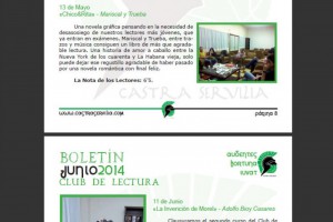 Páginas de Boletín VII de Castra Servilia – Junio de 2014