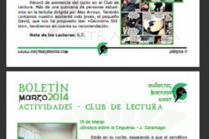 Páginas de Boletín VI de Castra Servilia – Marzo de 2014