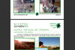 Páginas de Boletín VIII de Castra Servilia – Septiembre de 2014