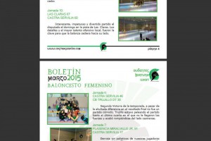 Baloncesto Masculino y Femenino - Boletín Castra Servilia Marzo 2015